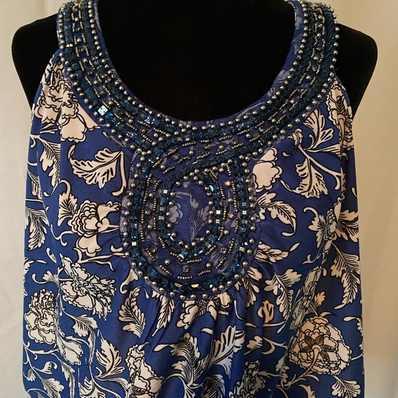 Grecian jewelled tank top - Picture 2 of 2